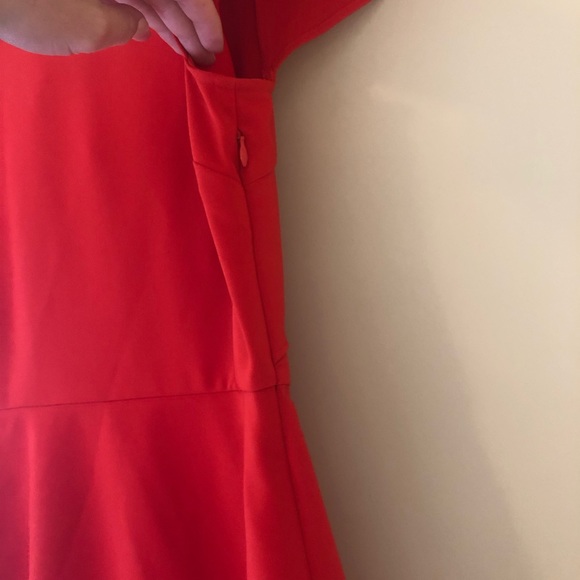 Red Ruffle Dress - Picture 6 of 7